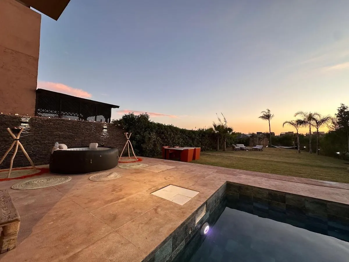 Magnifique Villa 6 Chambres Avec Piscine Jacuzzi Et Hammam A Argan Golf A 10 Min Du Centre Marrakesh 0*,  Morocco